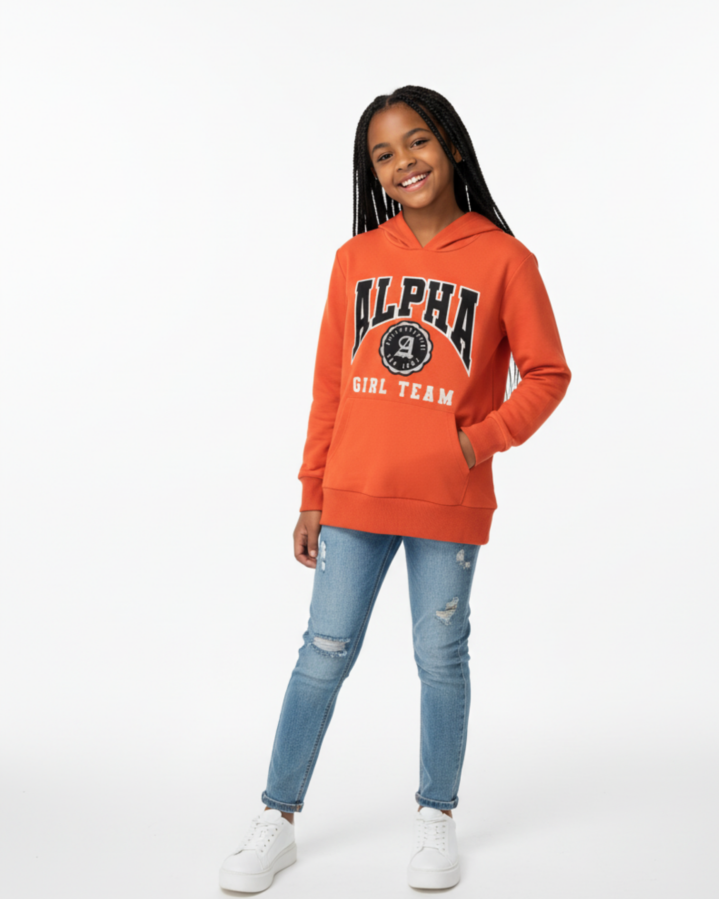 SUDADERA ALPHA CON GORRO