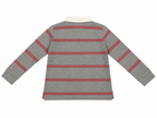 POLO DE RAYAS GRIS Y ROSA ELEO