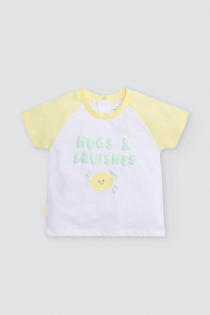 CONJUNTO DE BEBÉ DE MANGA CORTA CON LIMONCITO