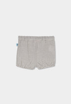 CONJUNTO BLANCO DE PUNTO CON ESTAMPADAO DE ELEFANTES