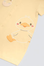 PELELE DE BEBÉ DE MANGA CORTA POLLITO