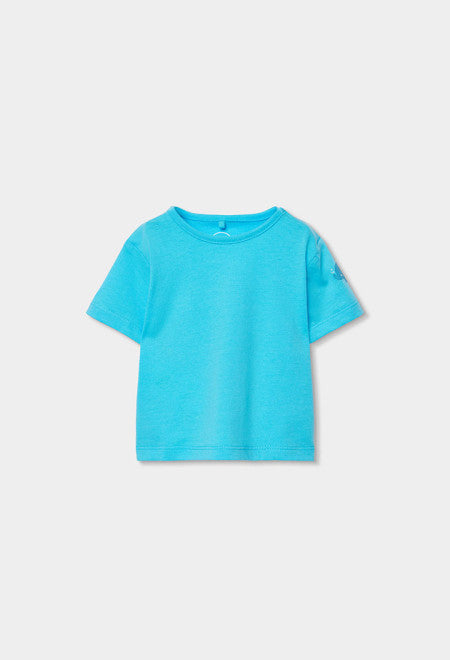 CONJUNTO DE PUNTO CON ESTAMPADO DE ELEFANTES BLANCO
