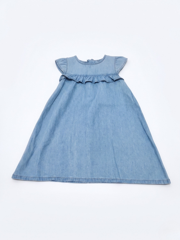VESTIDO VAQUERO AZUL BEBÉ