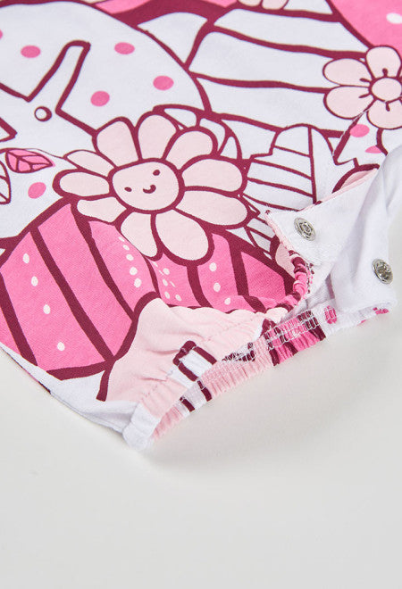 PELELE DE PUNTO BLANCO CON MARIPOSA