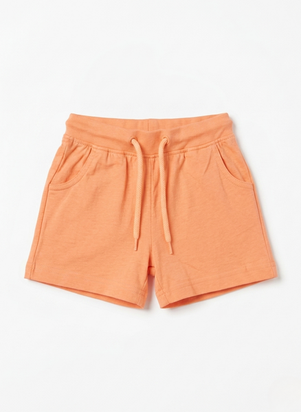 PANTALONES CORTOS DEPORTIVOS NARANJA NIÑA