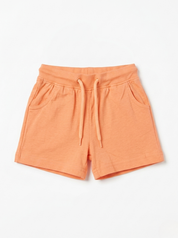 PANTALONES CORTOS DEPORTIVOS NARANJA NIÑA