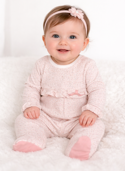 PACK DE 2 PELELES DE MANGA LARGA ROSA Y ESTAMPADO DE FLORES