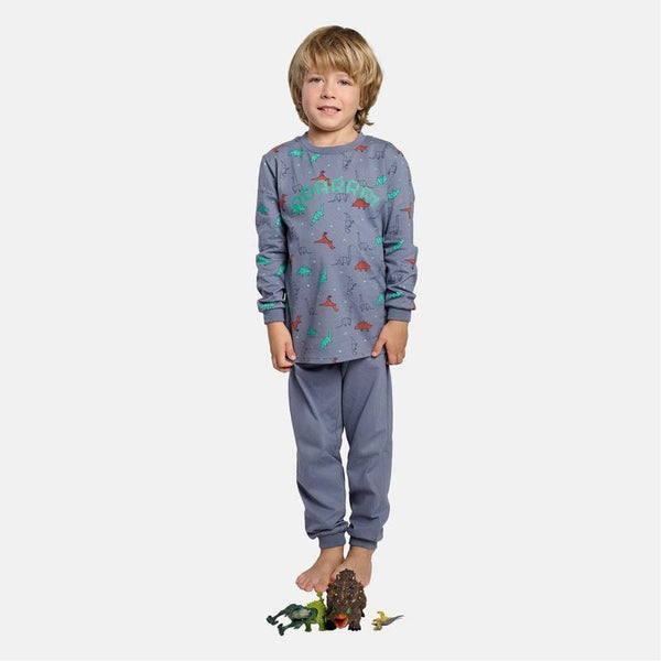 PIJAMA DE MANGA LARGA DINOSAURIOS