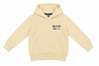 SUDADERA BEIGE CON FORRO BORDADO ELEO