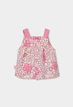 CONJUNTO DE PUNTO CORTO CON ESTAMPADO DE FLORES