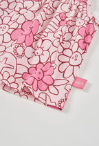 CONJUNTO DE PUNTO CORTO CON ESTAMPADO DE FLORES