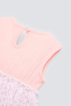 VESTIDO BEBÉ SIN MANGAS ROSA