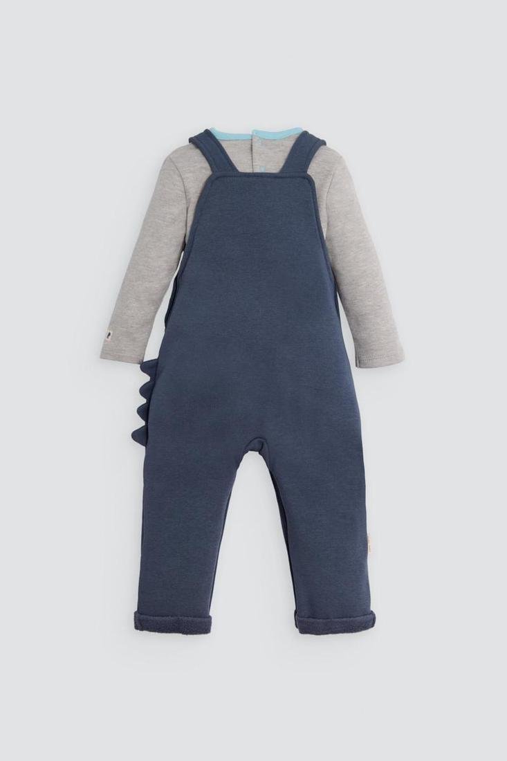 CONJUNTO DE BEBÉ DE MANGA LARGA CON PETO