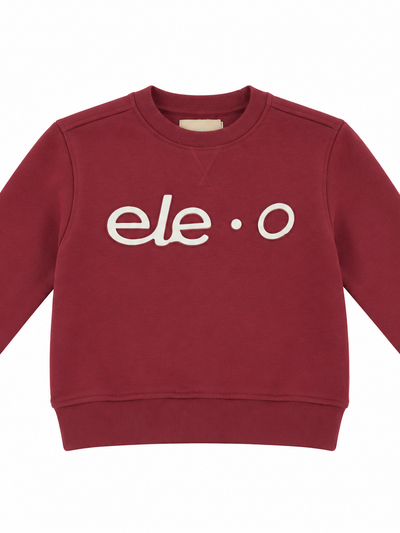 SUDADERA BURDEOS ELEO
