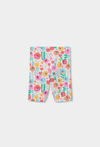 CONJUNTO DE PUNTO BLANCO CON FLORES