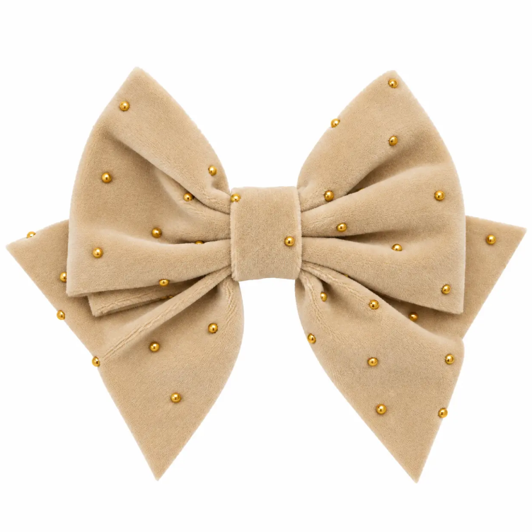 PINZA MOTEADA DE ORO CAMEL