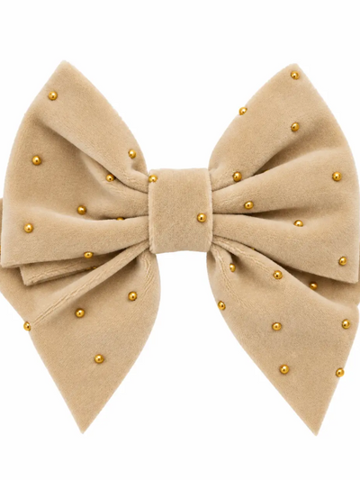 PINZA MOTEADA DE ORO CAMEL