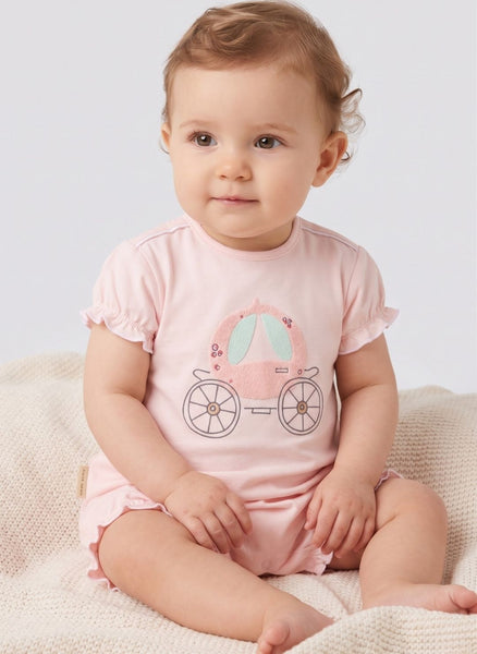 PELELE DE BEBÉ CON CARROZA DE PRINCESA