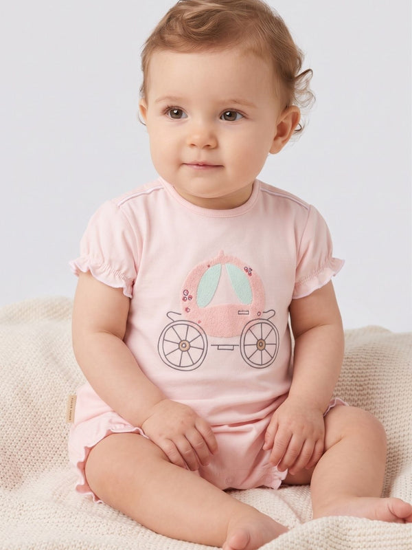 PELELE DE BEBÉ CON CARROZA DE PRINCESA