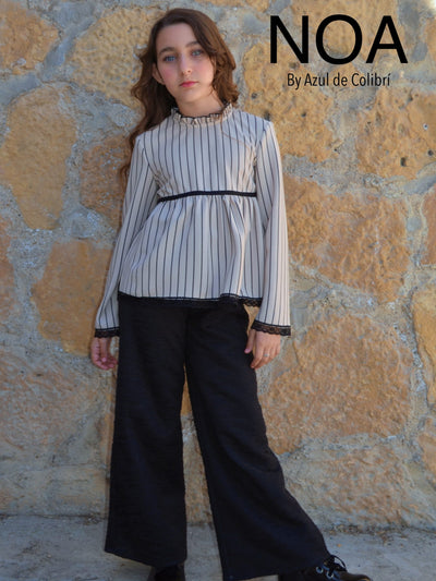 CAMISA NIÑA ESTAMPADA SAFARI