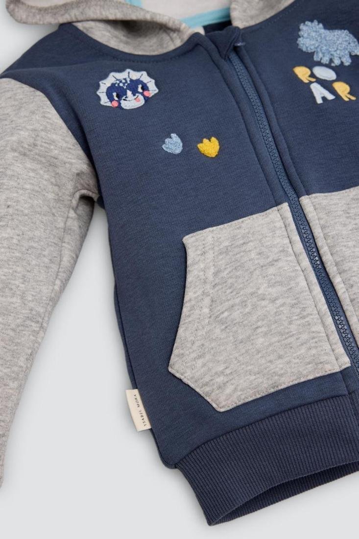 CONJUNTO DE BEBÉ DE MANGA LARGA CON GORRO