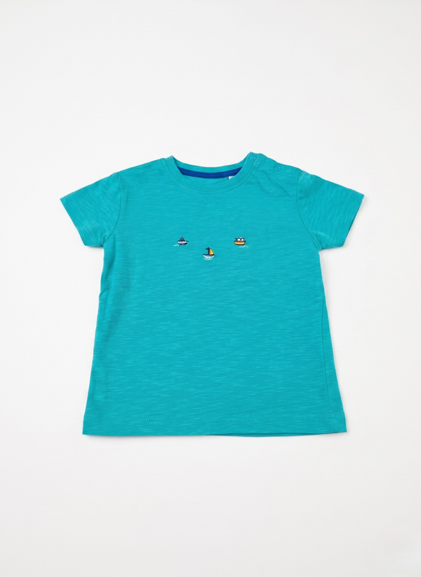 CAMISETA DE MANGA CORTA NIÑO MAR