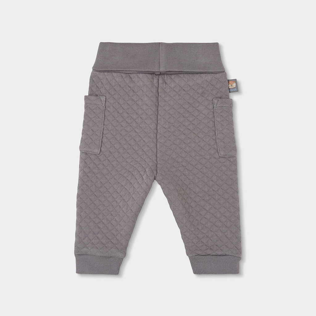 CONJUNTO DE BEBÉ DE PUNTO BÚHO AZUL
