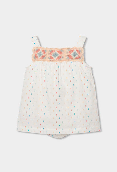 VESTIDO BLANCO DE TIRANTES