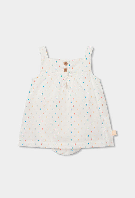 VESTIDO BLANCO DE TIRANTES