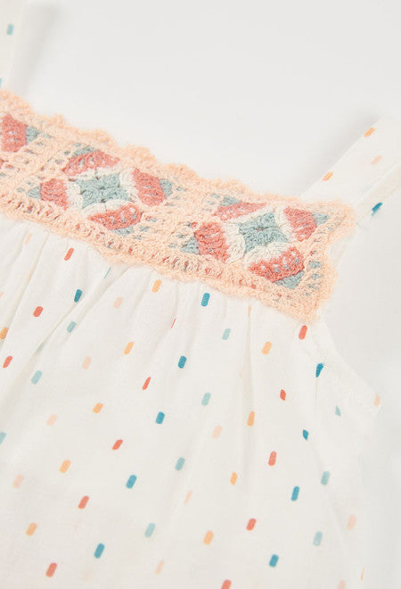 VESTIDO BLANCO DE TIRANTES