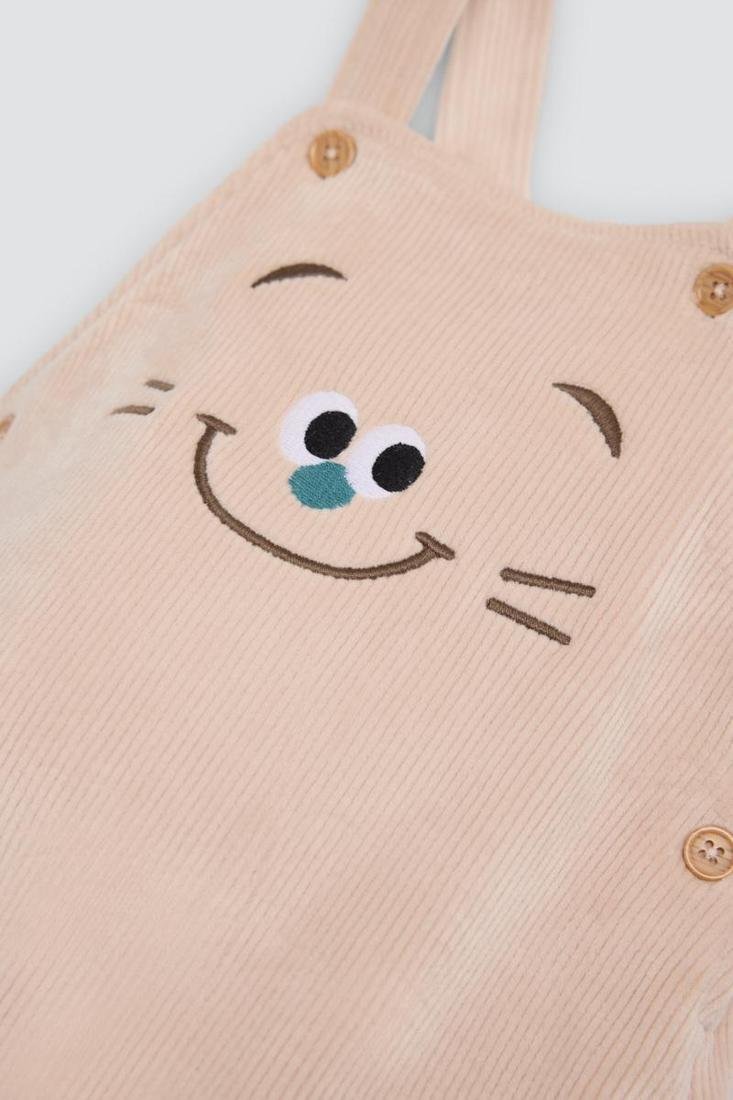 CONJUNTO DE BEBÉ DE MANGA LARGA CON PETO CONEJO