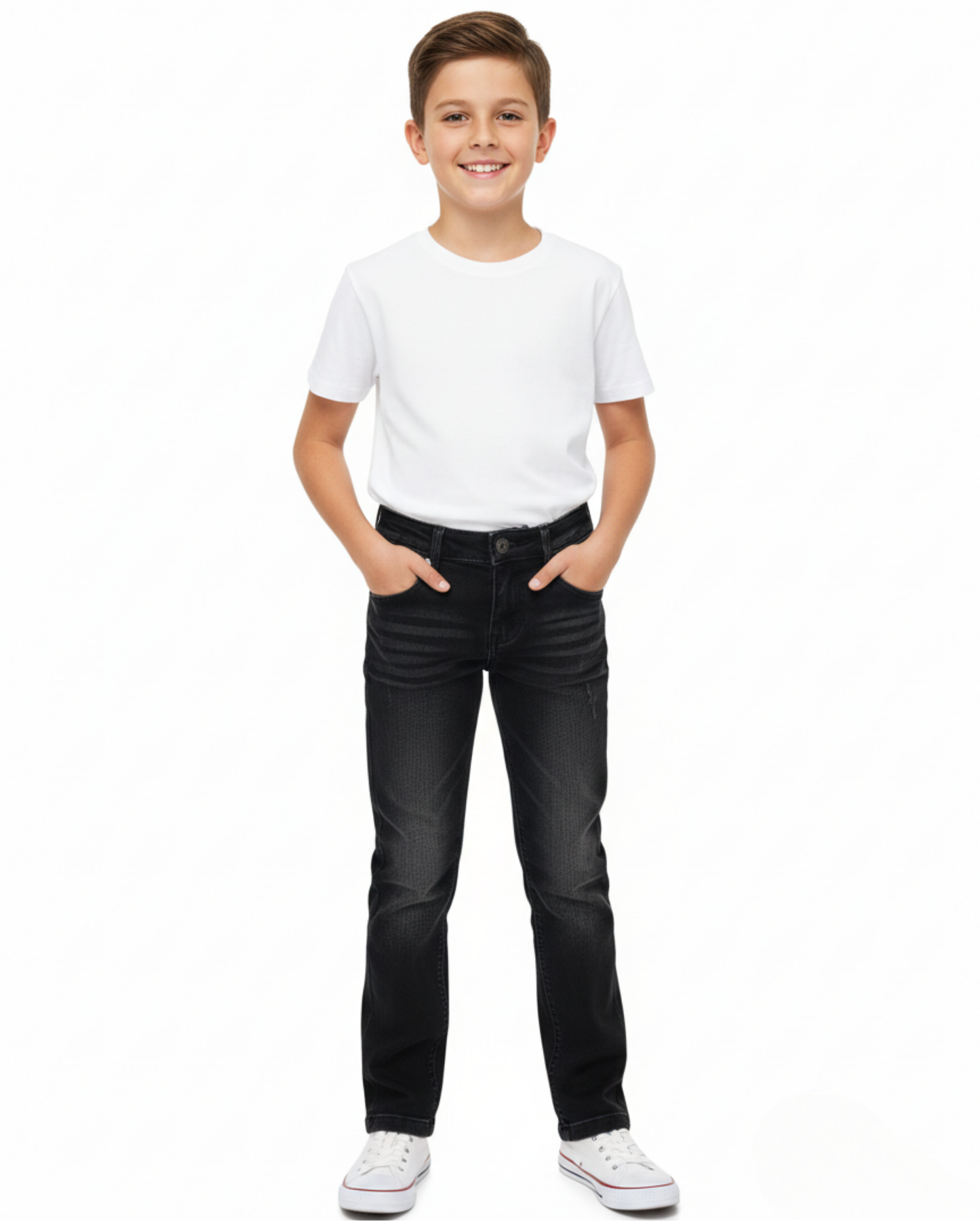 PANTALÓN VAQUERO NEGRO