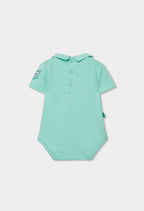 CONJUNTO DE PUNTO DE CUADROS VERDE