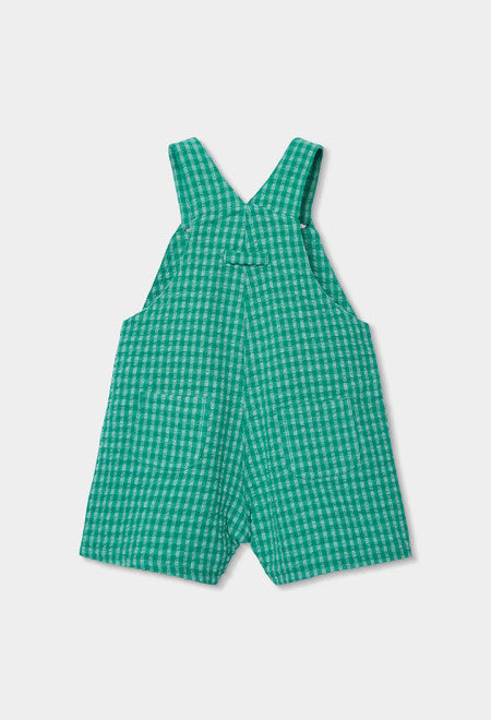 CONJUNTO DE PUNTO DE CUADROS VERDE
