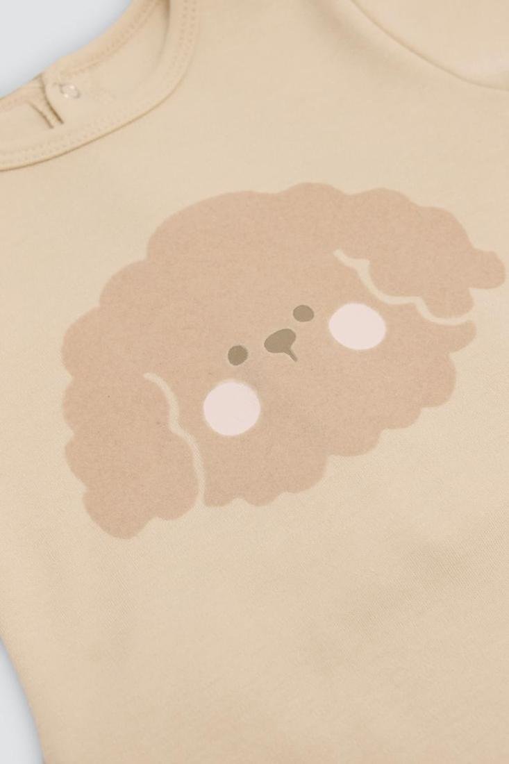 PELELE DE BEBÉ DE MANGA LARGA PERRITO