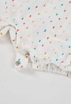 PELELE DE PUNTO ESTAMPADO BLANCO