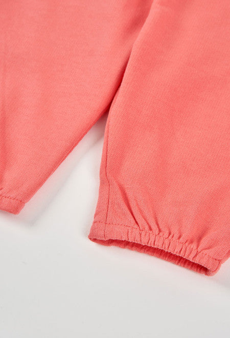 PANTALÓN DE FELPA COLOR GERANIO