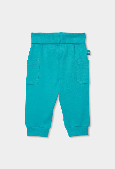PANTALÓN DE FELPA COLOR LAGUNA