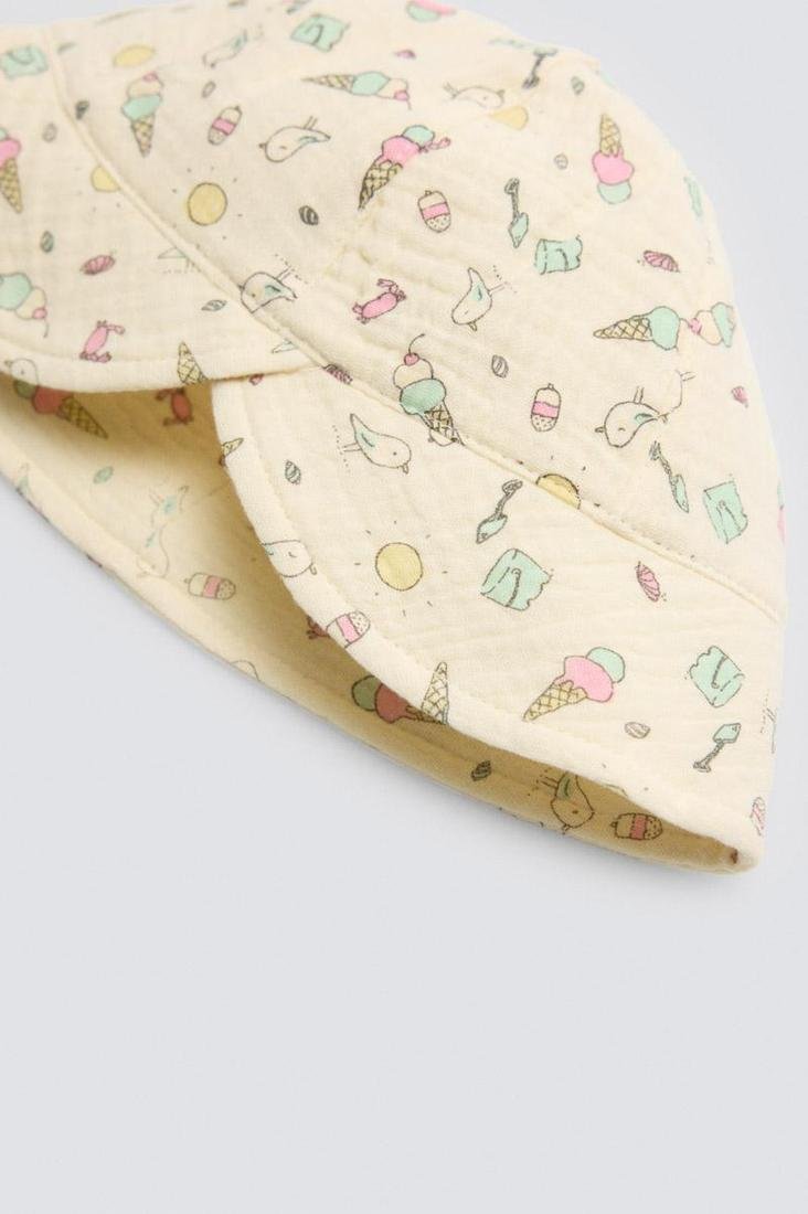 RANITA DE BEBÉ SIN MANGAS CON GORRITO