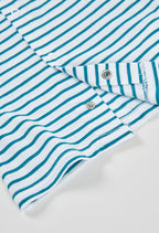 CAMISETA DE PUNTO LISTADO COLOR LAGUNA