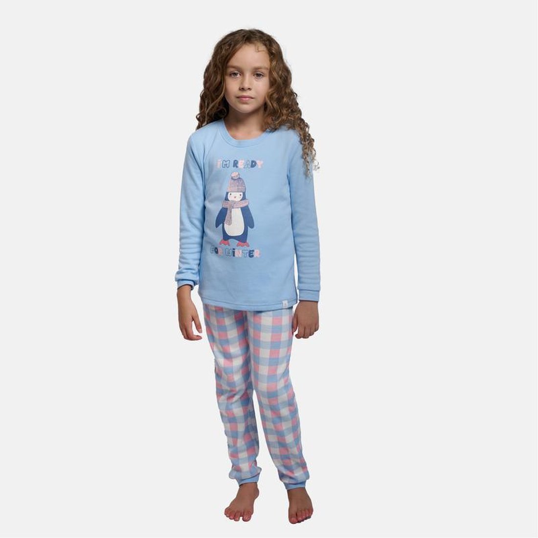 PIJAMA DE MANGA LARGA PINGÜINO