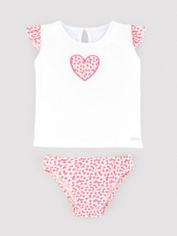 CONJUNTO DE BRAGUITA Y CAMISETA CON CORAZÓN