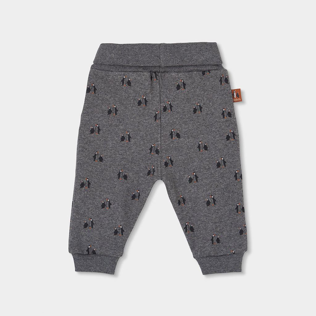CONJUNTO DE PUNTO PARA BEBÉ PINGÜINO BLANCO
