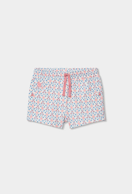 SHORT DE FELPA CON ESTAMPADO DE ESTRELLAS