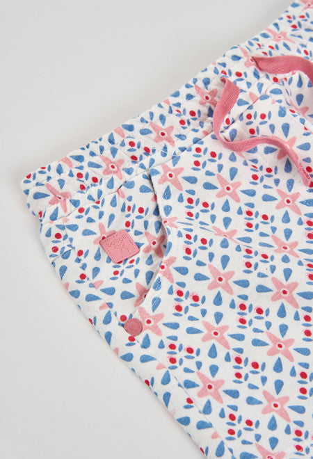 SHORT DE FELPA CON ESTAMPADO DE ESTRELLAS