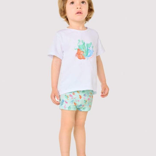 CONJUNTO DE BÓXER Y CAMISETA
