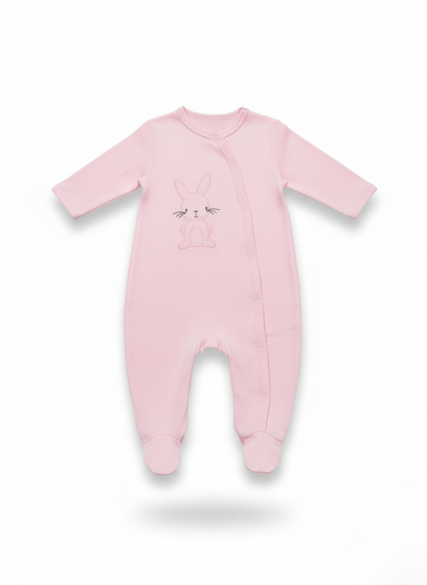 PACK DE DOS PELELES: ROSA LISO Y CON ESTAMPADO DE CONEJITOS