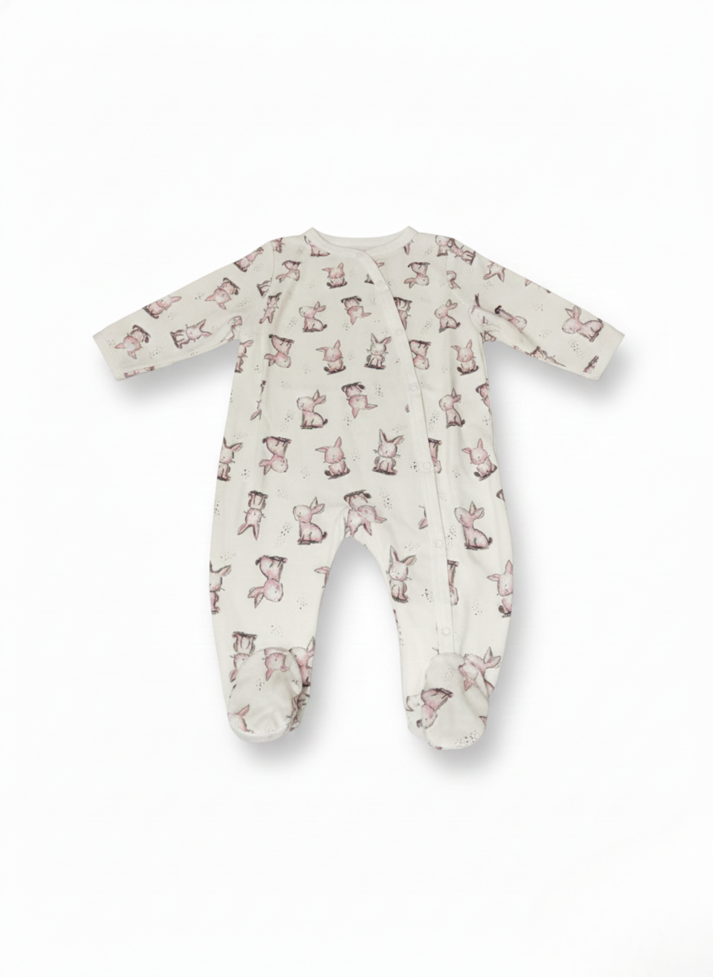 PACK DE DOS PELELES: ROSA LISO Y CON ESTAMPADO DE CONEJITOS