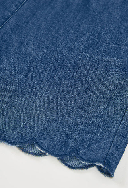 BERMUDAS DENIM AZULES