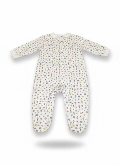 PELELE DE MANGA LARGA BLANCO CON ESTAMPADAO DE DULCES